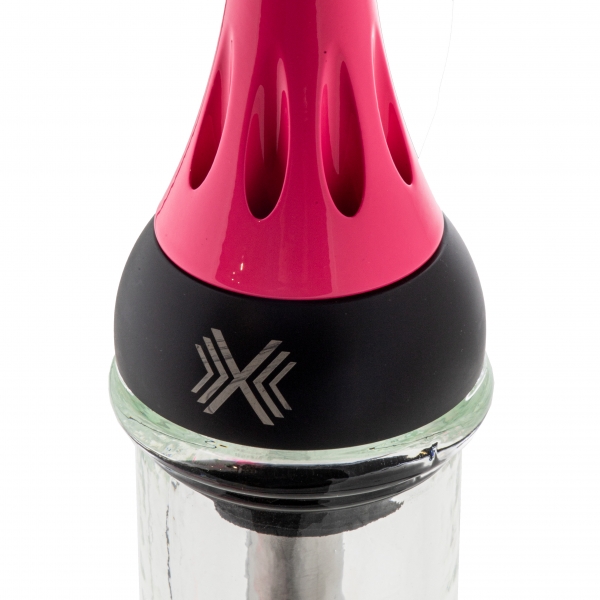 Купить Alpha Hookah  - Model X Rose Fluor (Шахта+Шланг+Мундштук+Блюдце)