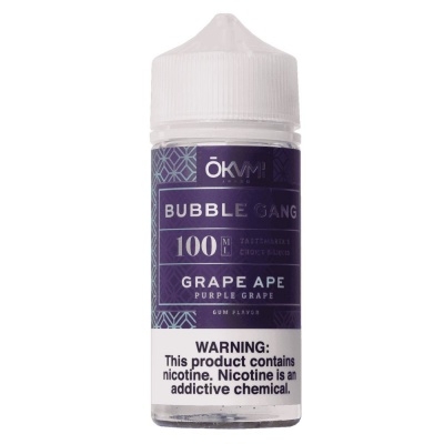 Купить Okami Bubble Gang Grape Ape Shortfill (Виноградная жвачка), 100 мл, 0 %