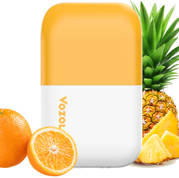 Купить Vozol D6 - Апельсиновая содовая, Ананасовый лед, 1000 затяжек, 20 мг (2%)