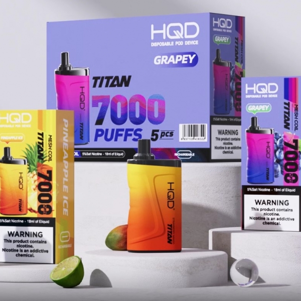 Купить HQD Titan 7000 - Двойная мята