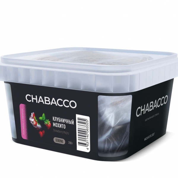 Купить Chabacco STRONG - Strawberry Mojito (Клубничный Мохито) 200г