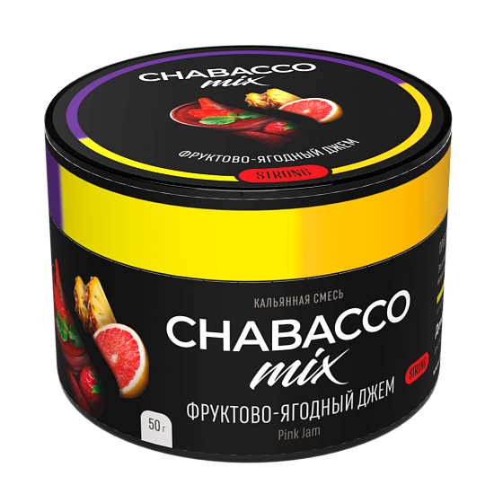 Купить Chabacco STRONG MIX - Pink Jam (Фруктово - ягодный джем) 50г