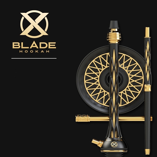 Купить Blade Hookah - One M Black-Gold (Шахта + Мундштук)