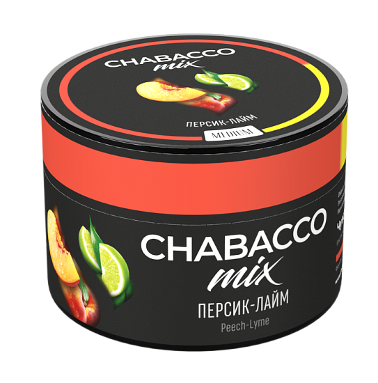 Купить Chabacco MEDIUM MIX - Peach Lime (Персик лайм) 50г