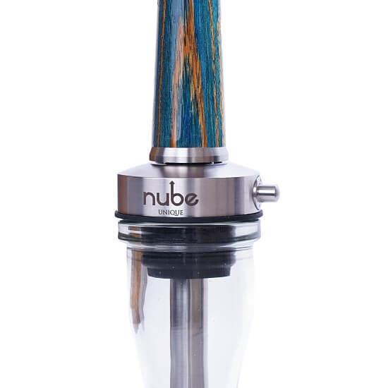 Купить Nube Unique - Blue Zebrano (Шахта + Шланг + Мундштук + Блюдце)